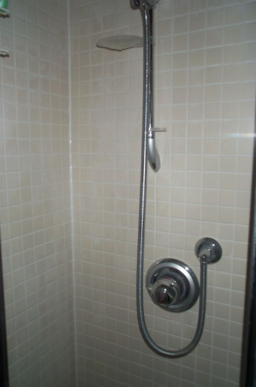 Lovely new shower