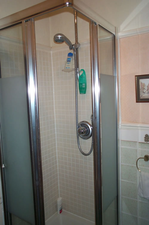 Lovely new shower